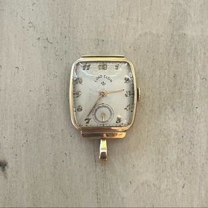 Vintage Lord Elgin 14K Gold Watch converted to pendant